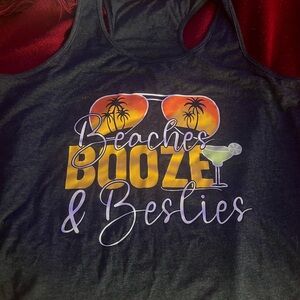 Beaches Booze & Besties Tank Top